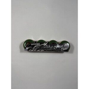 New Spitfire Formula Four Classic Skateboard Wheels 52mm 99 Duro Green Swirl